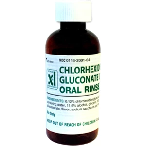 Xttrium Labs 0.12% CHG Oral Rinse 4 oz, mint flavor, Chlorhexidine Gluconate
