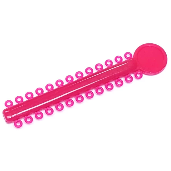 OrthoExtent Orthodontic Ligature Ties Magenta. 26 ties on each stick. 1040 ties