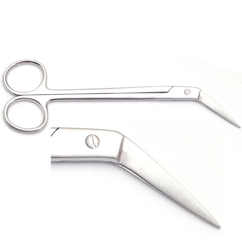 Tijeras quirúrgicas Wagner anguladas de 4.5" ProDent USA.