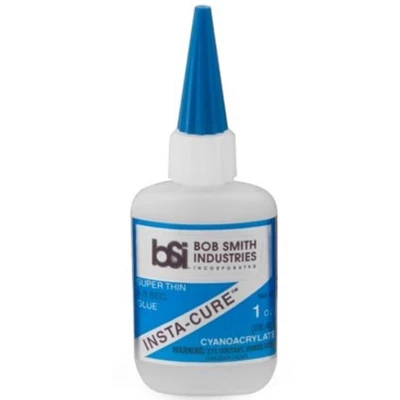Insta-Cure, cianoacrilato super delgado, botella de 1 oz. Una viscosidad delgada como el agua.