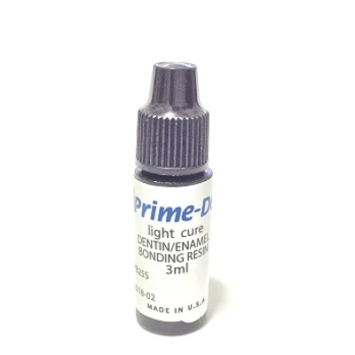 Adhesivo de unión dentina/esmalte de curado por luz Prime-Dent de un solo paso, botella de 3 ml.