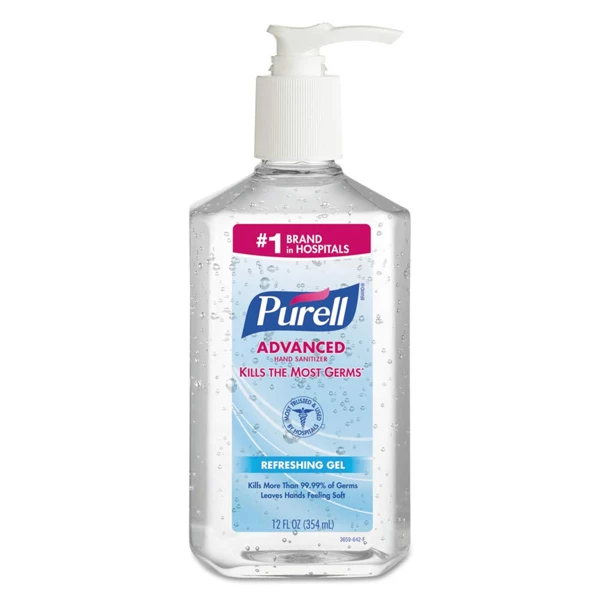 Purell Advanced Desinfectante de Manos Instantáneo 12 - Botellas de 12 oz. Ofrece una protección avanzada.