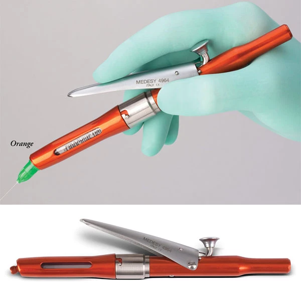 Medesyject Intraligamentary Syringe - ORANGE. Easy-to-use, Italian-made