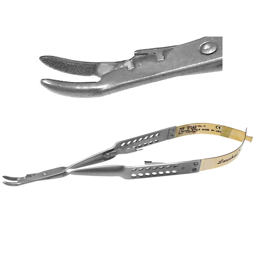 Laschal 15.7 cm (6") Castroviejo universal needle holder with suture cutter