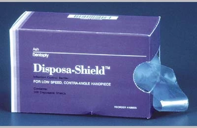 Mangas de plástico para pieza de mano contraángulo de baja velocidad Disposa-Shield, 7.125" x