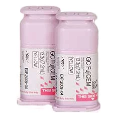 GC FujiCEM Automix Compatible - 30 Cartuchos. Ionómero de vidrio reforzado con resina.
