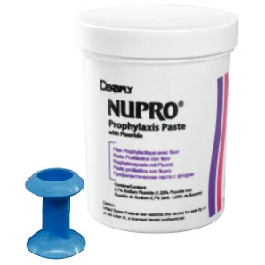 Pasta de profilaxis Nupro Coarse de menta con flúor, frasco de 12 oz.