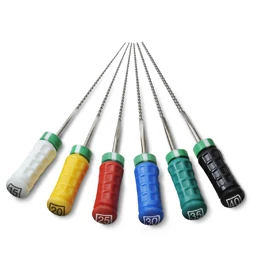 Пеликан K Файлы #100, 25 мм нержавеющая сталь K-Файл с силиконовыми стопорами