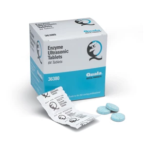 Quala Ultrasonic Enzyme Cleaning Tablets, 64/Box Quala Ultrasonic Enzyme Cleaning Tablets, 64/Box