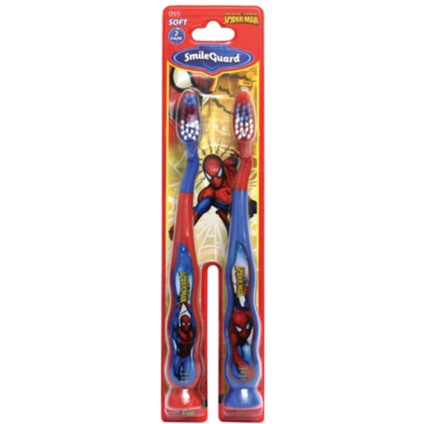 Spazzolino FireFly SmileGuard Spider-Man con ventosa 2/Pk. x 12 confezioni