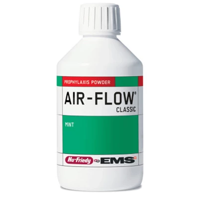 Polvere per lucidatura ad aria Air-Flow Classic, Menta, 4 x 300g bottiglie. Sodio standard.
