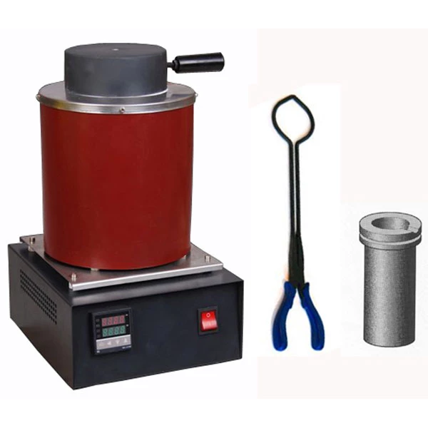 FORNO DI FUSIONE JSP 2 KG 110 VOLT. Fonde fino a 2 chili di oro e altri metalli preziosi.