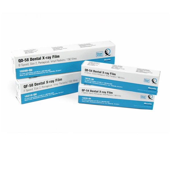 Quala QF-57 Película Intraoral F para Adultos, Paquetes Dobles, caja de 130.