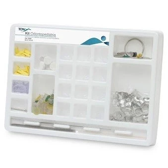 TDV Odontopediatric Kit - Assortment of Materials. Embodies a selection