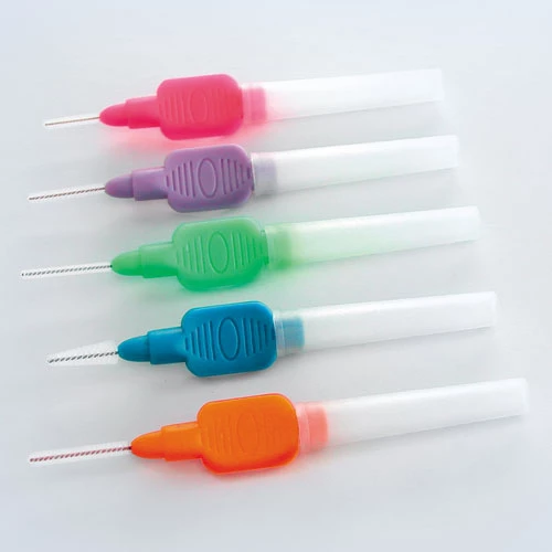 Cepillo interdental de viaje AllPro Blue con punta cónica, se adapta a espacios tan pequeños como 0.80 mm, 13.