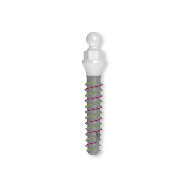 ETK OBI Mini-Ball Implant 2.7x 15mm, (Obi 2.7mm implant made of V grade