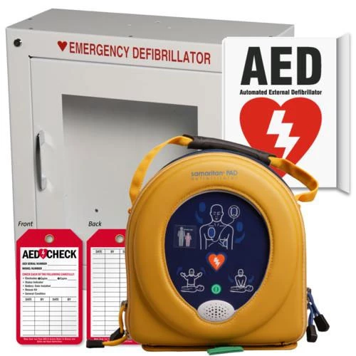 Desfibrilador externo automático (DEA) Heartsine Samaritan PAD 350P. Incluye