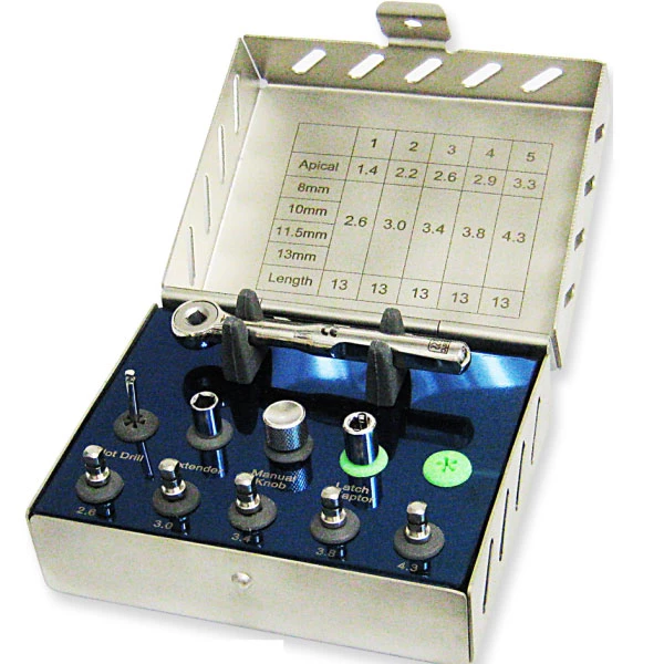 OsseoDent Expansor Óseo - Kit de 5, Acero Inoxidable. Enviado no estéril. Debe