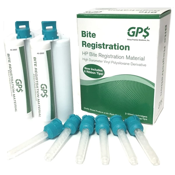 GPS HP Bite Registration Material Fast Set Mint Chocolate Chip flavored