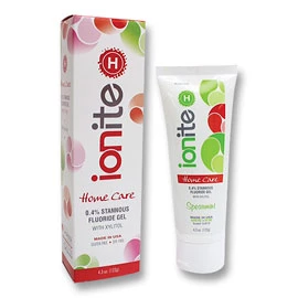 Ionite-H 0.40% Stannous Fluoride Gel - Spearmint, case of 12 x 4.3 oz. Tube
