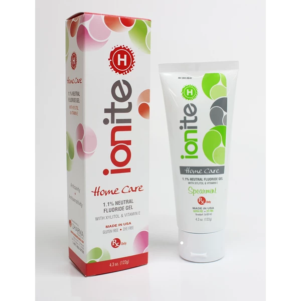 Ionite-H Home care toothpaste - Spearmint, 4.3 oz. tube. Prescription strength