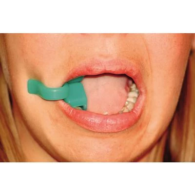 Protesi in silicone Open-Ex con supporto per guance, autoclavabili, confezione da 12.