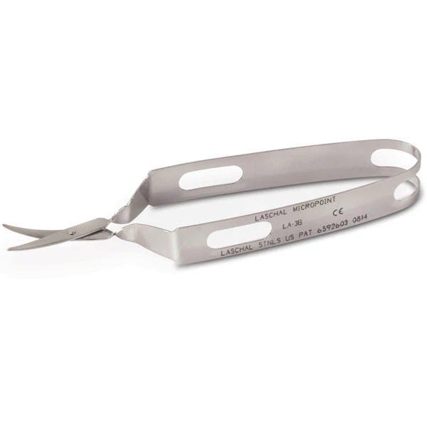 Forbici da taglio Laschal Gross, 11,75 cm con lama curva di 1,6 cm, smussata/smussata.