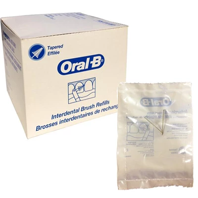 Oral-B Tapered Extra-Fine (Tight), Interdental brush refill, box of 36 x