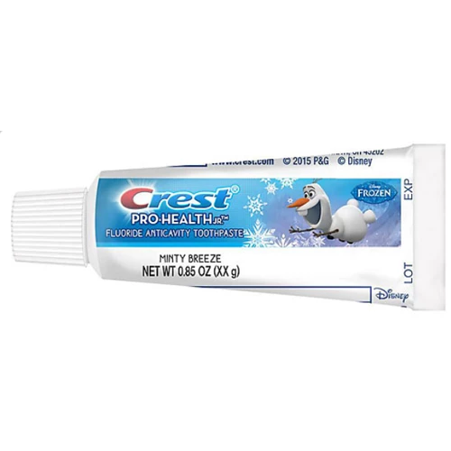 Crest Pro-Health Jr Disney Frozen Toothpaste, Cool Minty Breeze, 0.85 oz tubes