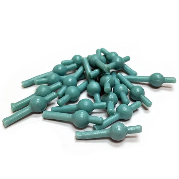 BesQual Casting Sprue Wax with Reservoir - 6 gauge, green 50/Pk