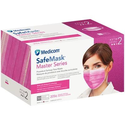 Mascarilla SafeMask Master Series con lazo para orejas, Nivel ASTM 2 - Festival Azalea