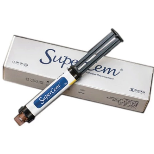 SuperCem Self-Etch, самоклеящийся резиновый цемент - универсальный, 1 x 9 г шприцы