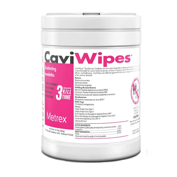 CaviWipes Towelettes *Case of 12 Cans* (Large: 6" x 6.75") 160/Can CaviWipes Towelettes *Case of 12 Cans* (Large: 6" x 6.75") 160/Can