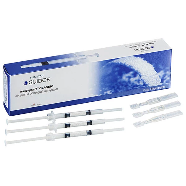 Guidor easy-graft CLASSIC Sistema di innesto osseo alloplastico - 0,25 ml, 3/Scatola