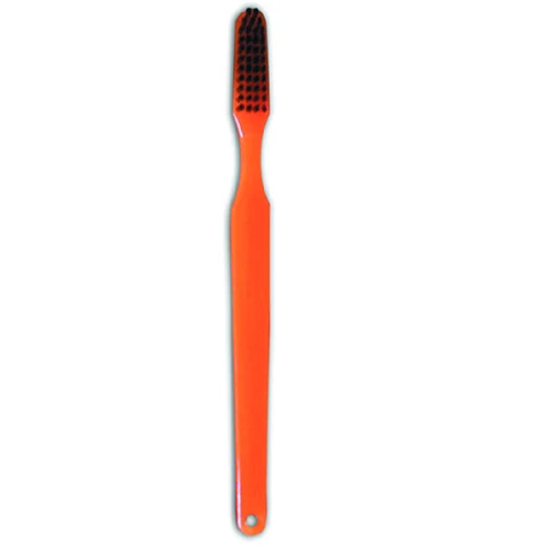 Holiday Halloween Toothbrush, Adult, Orange Handle/ Black Bristles, 144/cs Holiday Halloween Toothbrush, Adult, Orange Handle/ Black Bristles, 144/cs