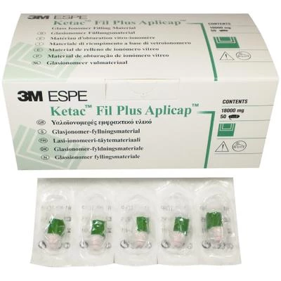 Ketac-Fil Plus Aplicap A2 (Amarillo Claro) Recarga - Restaurador de Ionómero de Vidrio