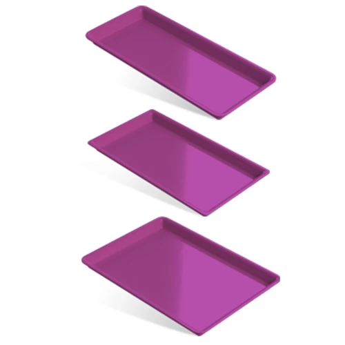 Indusbello Set-up Tray, Purple, Medium, Dimensions 224x128x14mm. Autoclavable Indusbello Set-up Tray, Purple, Medium, Dimensions 224x128x14mm. Autoclavable
