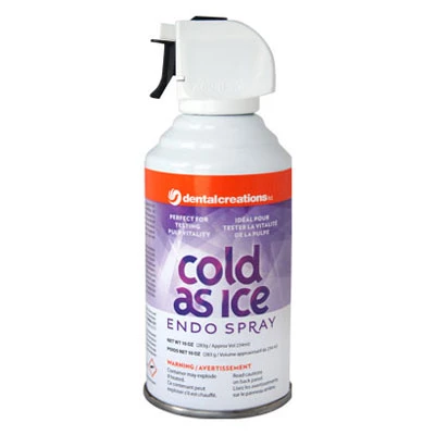 Spray Endo Frio como Gelo, lata de 10 oz. Perfeito para testes imediatos de polpa.