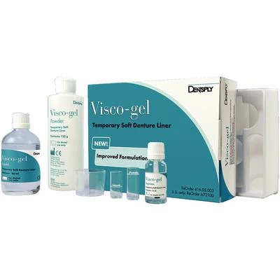 Kit completo de acondicionador de tejido visco-gel y forro blando temporal: 120 g.