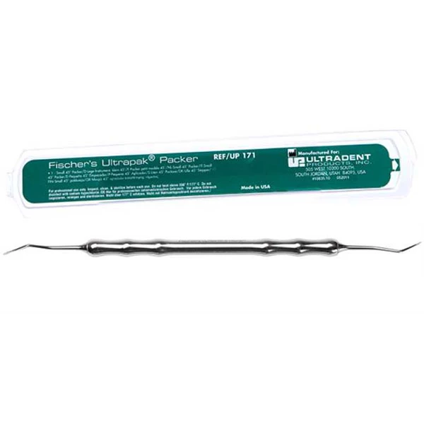 Packer Ultrapak Small di Fischer, 45° per manico. Imballaggio sottile seghettato.