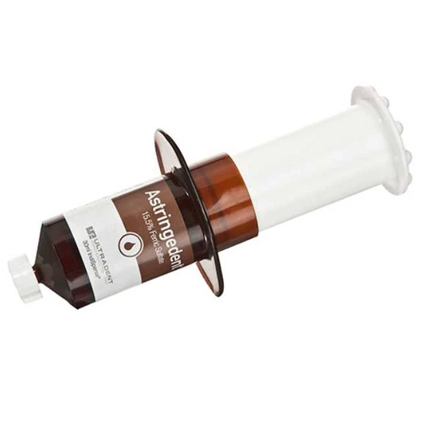 Astringedent 30 mL Jeringa IndiSpense. 15.5% Sulfato Férrico Hemostático.