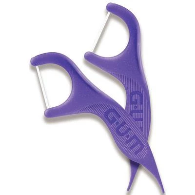 GUM Comfort Slide Hilos Dentales con mango de Control Grip, 48 paquetes.