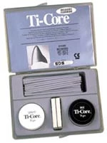 Ti-Core Gray Autocurado, Reforzado con Titanio, Núcleo de Resina-Compuesto de Fraguado Rápido