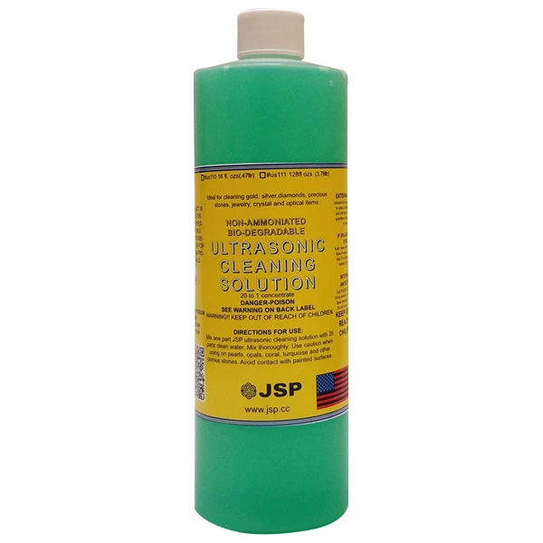 JSP Ultraschallreinigungsflüssigkeit, ammoniakfrei, 16 oz. Flasche. 1:20
