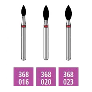 House Brand FG 368.023 Medio, Calcio, Frese diamantate monouso, 10/Pk