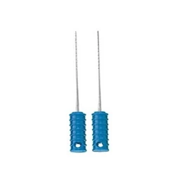 Nivo Barbed Broach - Fine Blue 21 mm (#4) 10/Pk. Color-Coded Handle