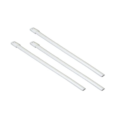 Eyectores de saliva Nivo Blanco/Blanco con tubo reforzado con alambre, plástico, paquete.