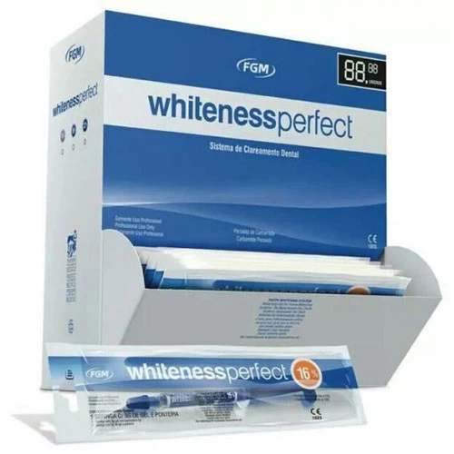 Whiteness Perfect 22% CP Whitening Gel, Bulk Pack: 50 - 3ml Syringes. 22%