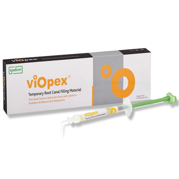 Viopex es un material de obturación temporal para conductos radiculares con excelente calidad.