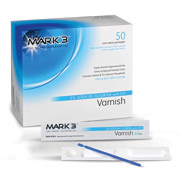 MARK3 5% Sodium Fluoride Varnish with TCP - Bubble Gum 50 Unidose packages MARK3 5% Sodium Fluoride Varnish with TCP - Bubble Gum 50 Unidose packages